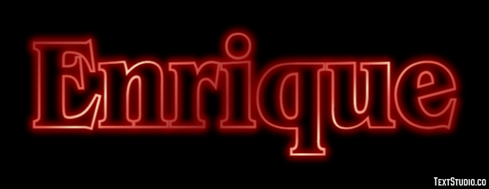 Enrique Эффект текста