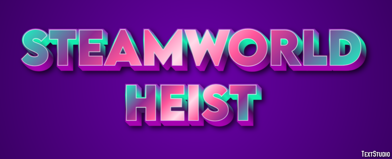 SteamWorld Heist Эффект текста