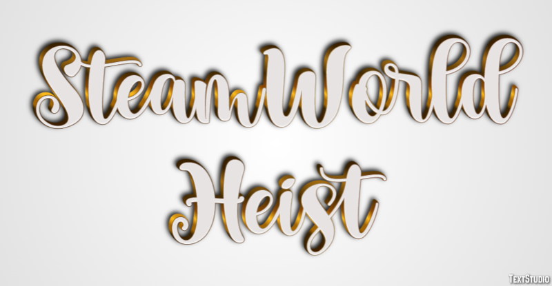 SteamWorld Heist Эффект текста