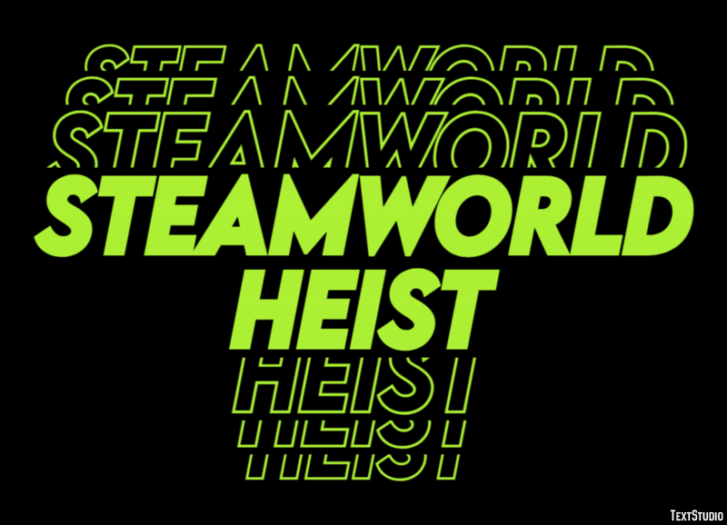 SteamWorld Heist Эффект текста