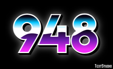 948 Efecto de Texto