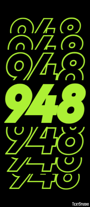 948 Efecto de Texto