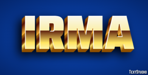 Irma Text Effect