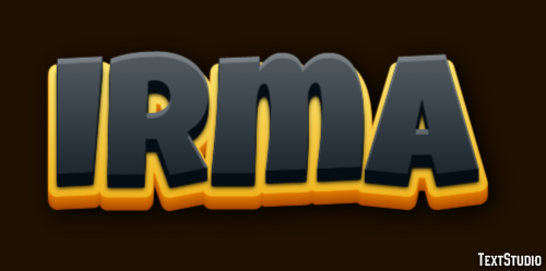 Irma Text Effect