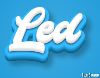 Led Text Effect