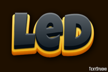Led Text Effect