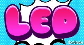 Led Text Effect
