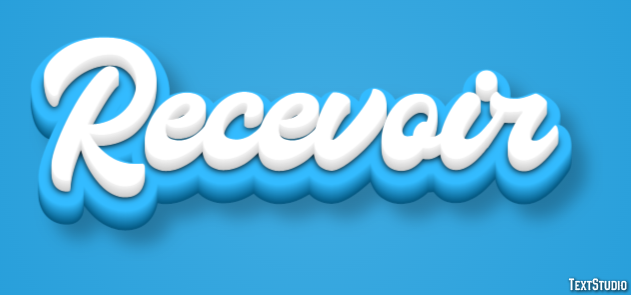 Recevoir Effet de texte
