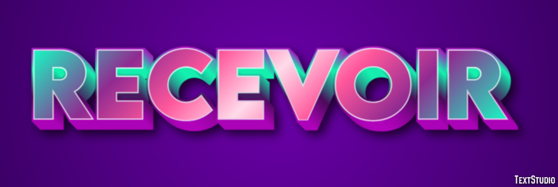 Recevoir Effet de texte