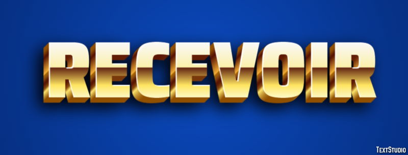 Recevoir Effet de texte