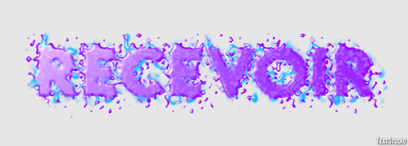 Recevoir Effet de texte