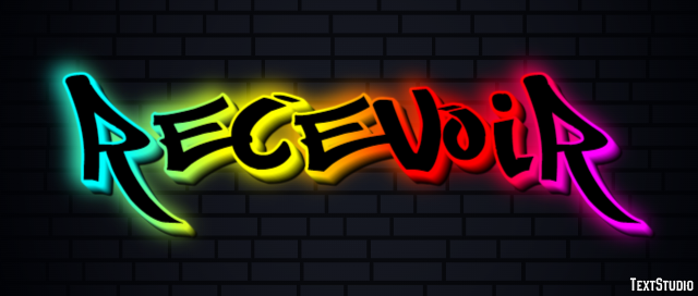 Recevoir Effet de texte