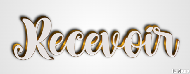 Recevoir Effet de texte