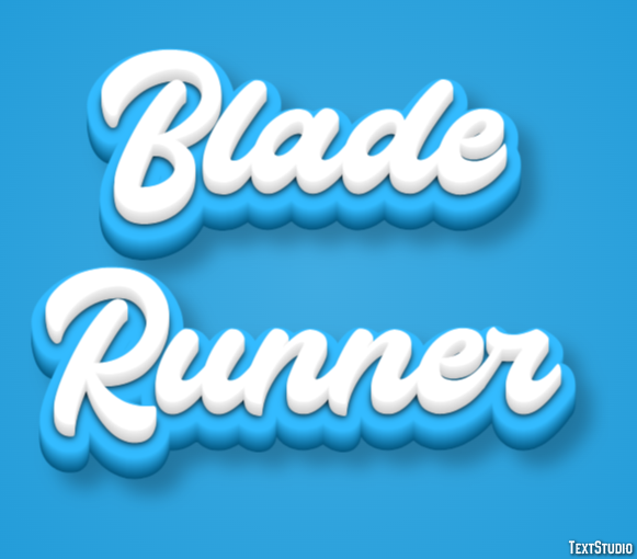 Blade Runner Text Effect