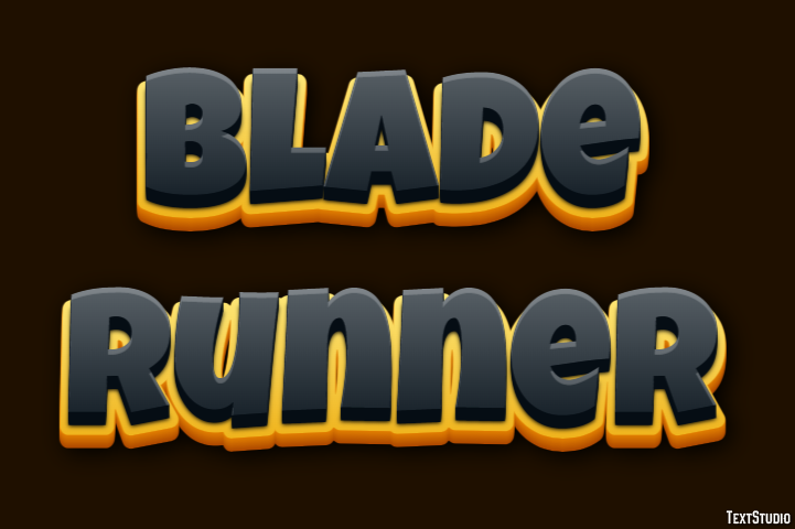 Blade Runner Text Effect
