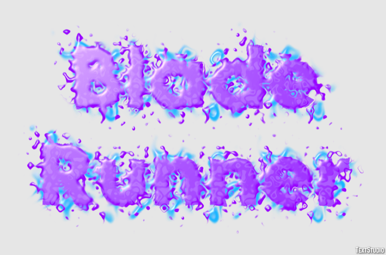 Blade Runner Text Effect
