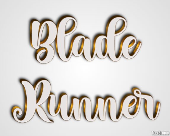 Blade Runner Text Effect