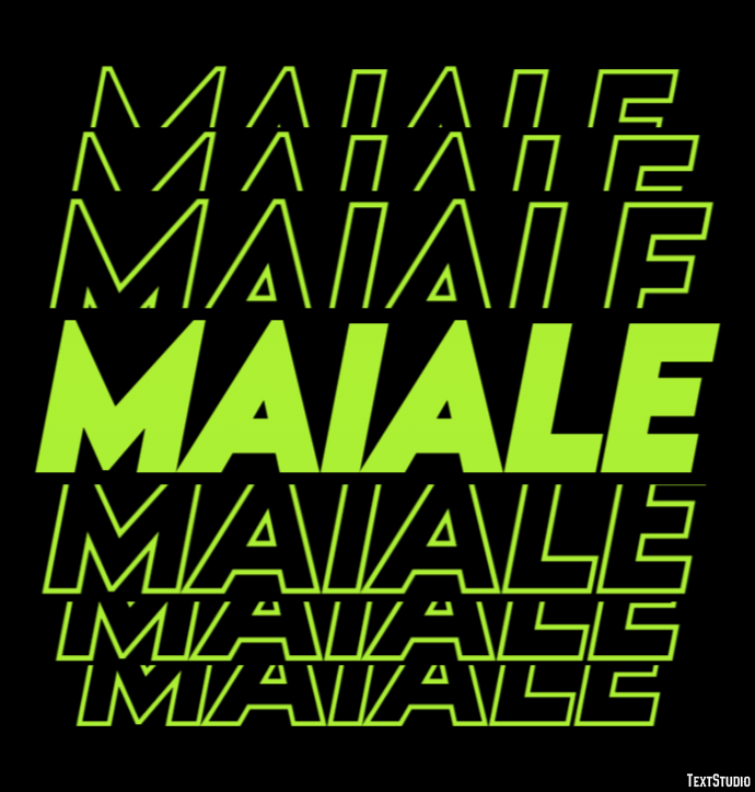 Maiale Effetto testo