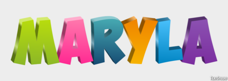 Maryla Efekt tekstowy