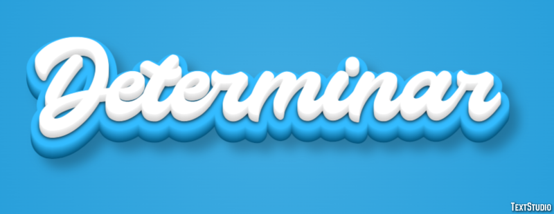 Determinar Text effect