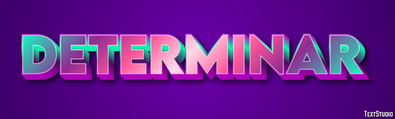 Determinar Text effect