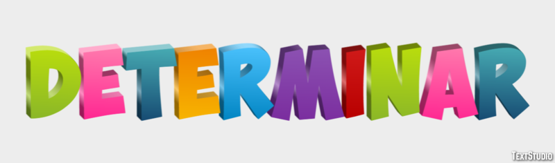 Determinar Text Effect
