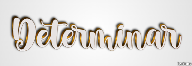 Determinar Text effect