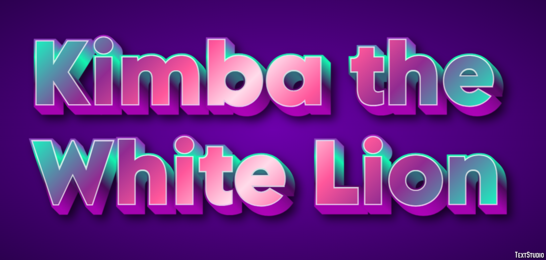 Kimba the White Lion Effet de Texte