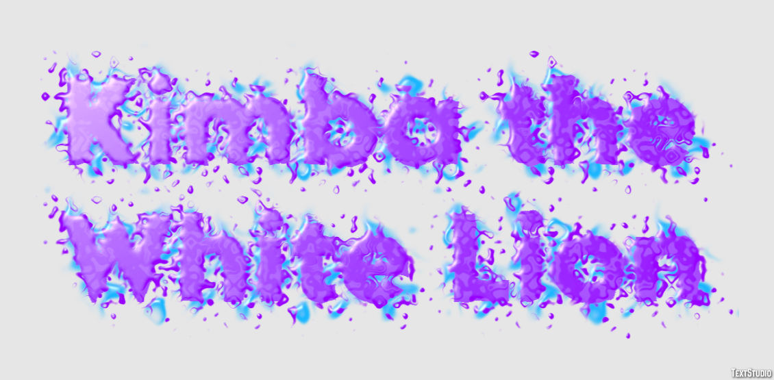 Kimba the White Lion Texteffekt