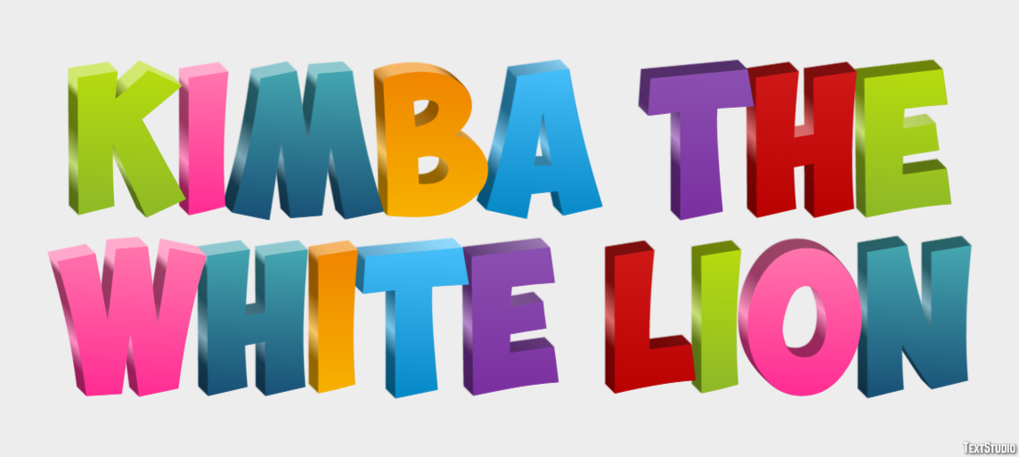 Kimba the White Lion Effet de Texte