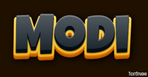 Modi Tekst Effect