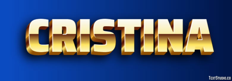 Cristina Text effect