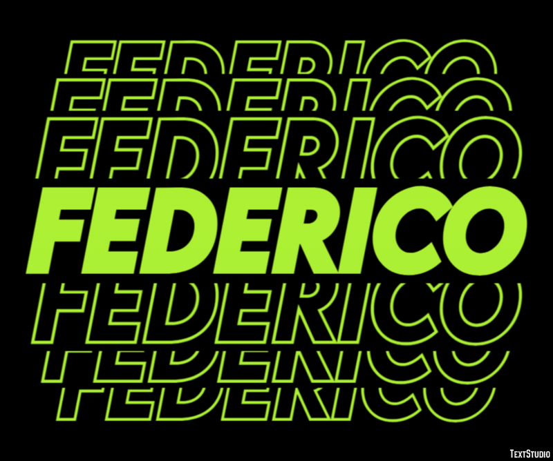 Federico Effetto testo