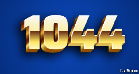 1044 Эффект текста