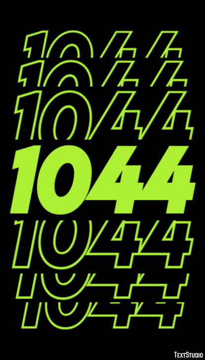 1044 Tekst Effect