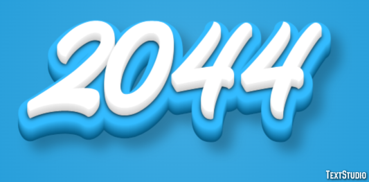2044 Text Effect