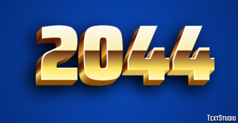 2044 Text Effect