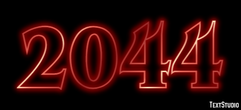 2044 Text Effect