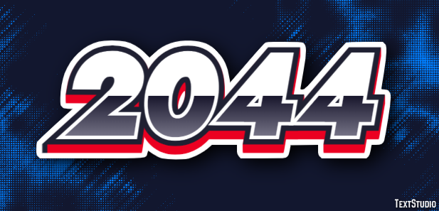 2044 Text Effect