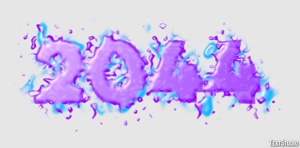 2044 Text Effect