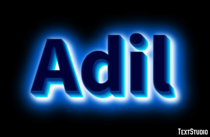 Adil Effetto testo