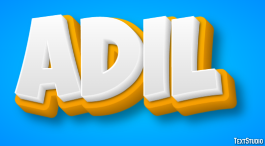 Adil Text effect