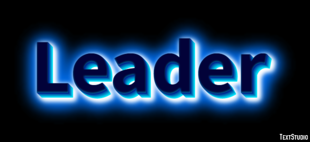 Leader Text Effect