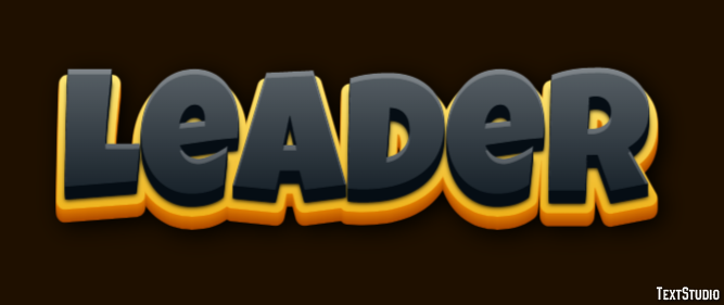 Leader Text Effect