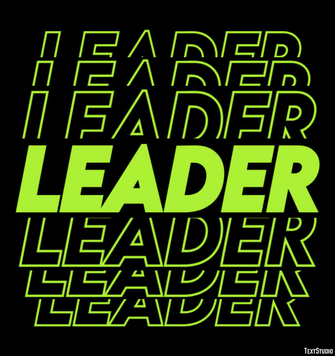 Leader テキスト効果