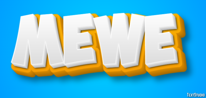MeWe Text Effect