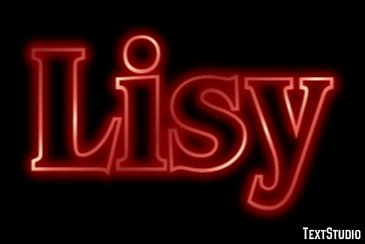 Lisy Efekt tekstowy