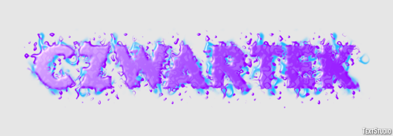 Czwartek Efeito de texto