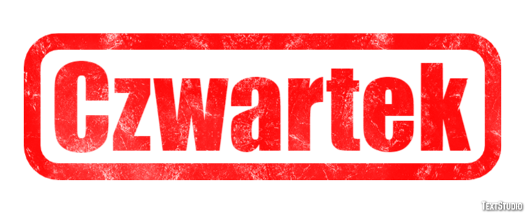 Czwartek テキスト効果