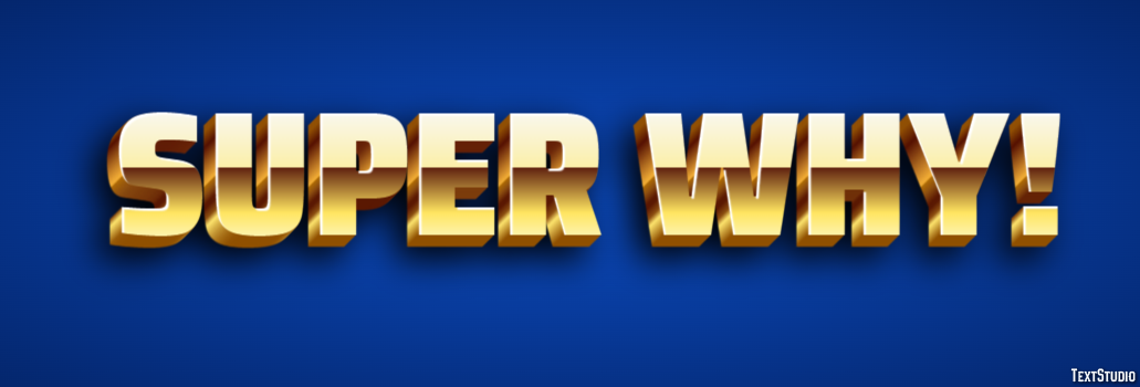 Super Why! Effetto testo